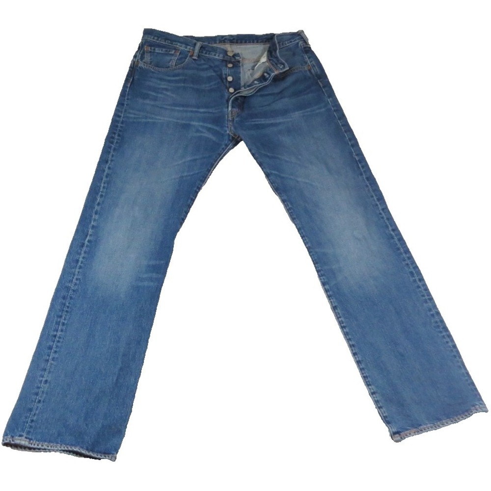 Y2K Levi's 501 Jeans Men's Size 38x34 Blue Denim Straight Leg Regular Fit Preppy